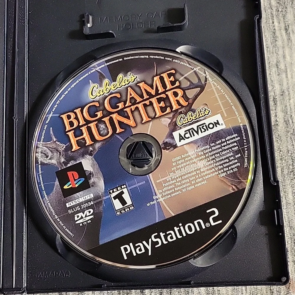 Cabela's Big Game Hunter for the PlayStation 2 Book Included